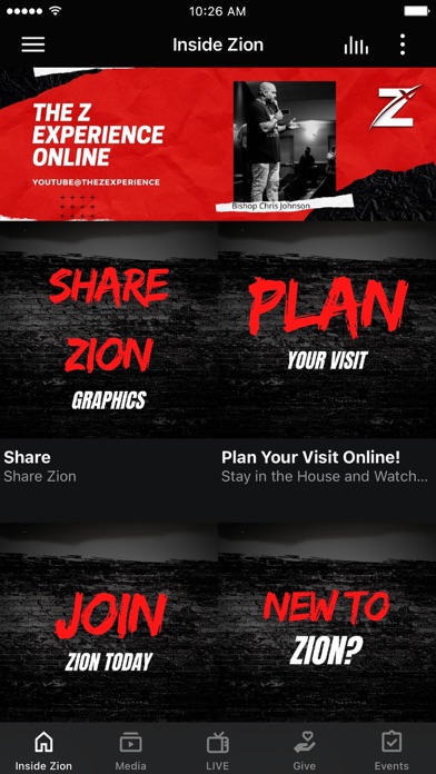 Zion Christian Ministries Screenshot