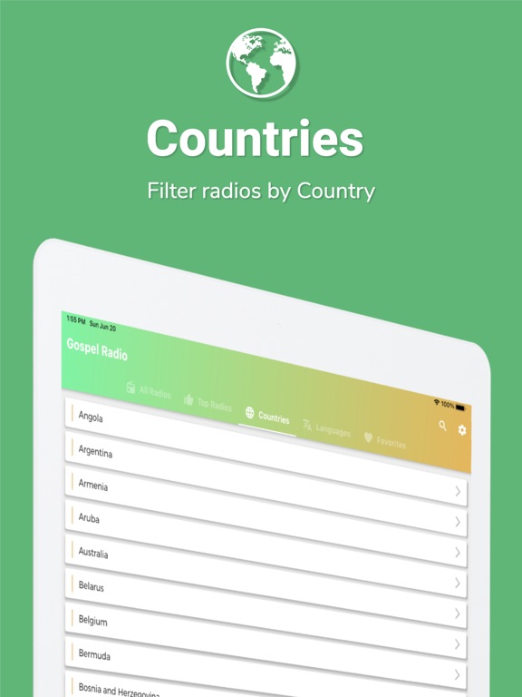 Gospel Radio - Gospel Music iPad screenshot 5 - Music app