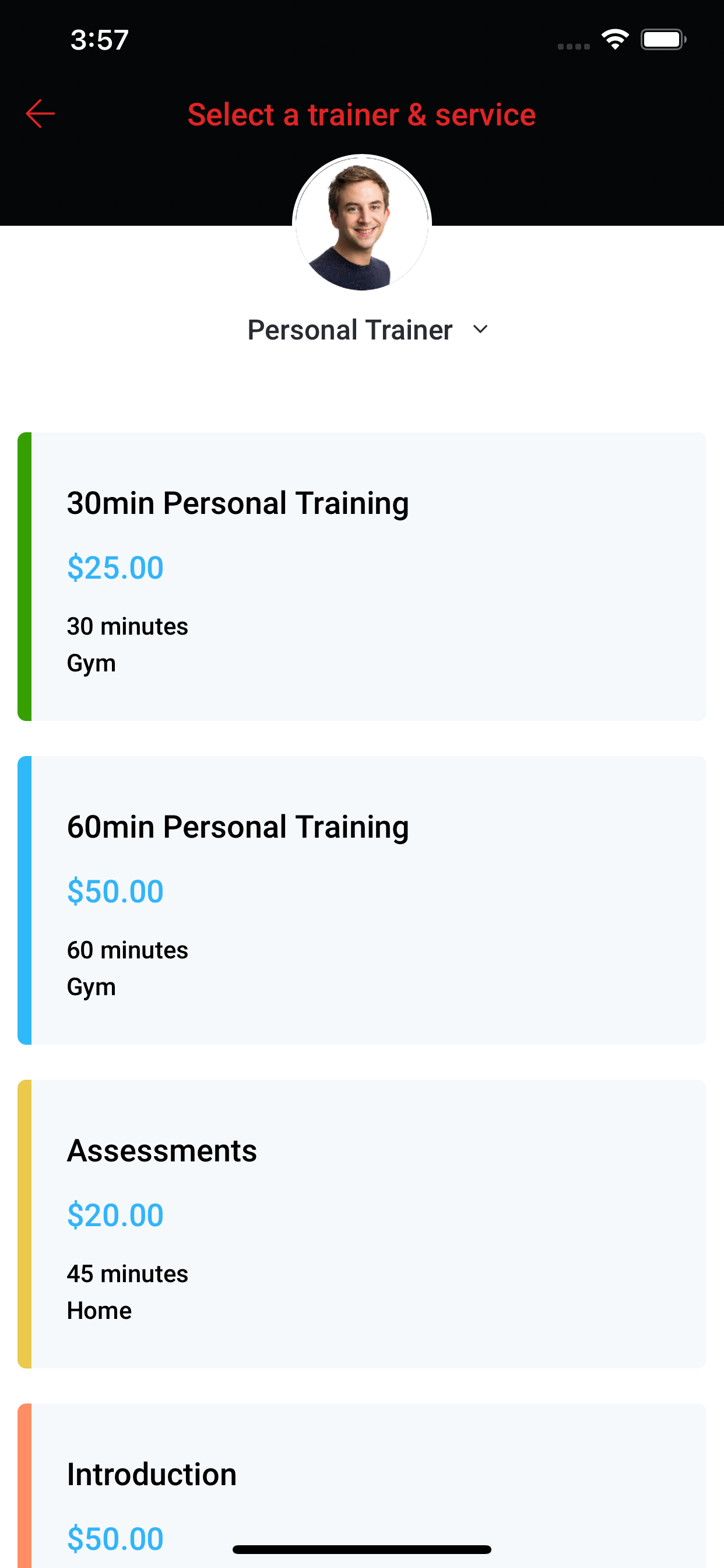 M.O.S.H FITNESS APP