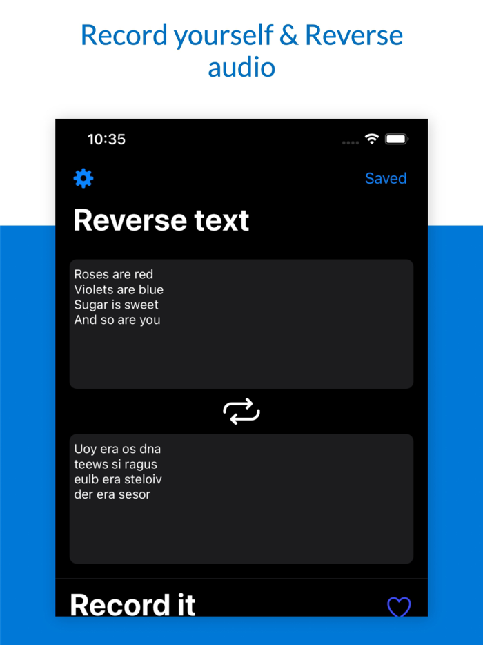 Reverse Audio Recorder