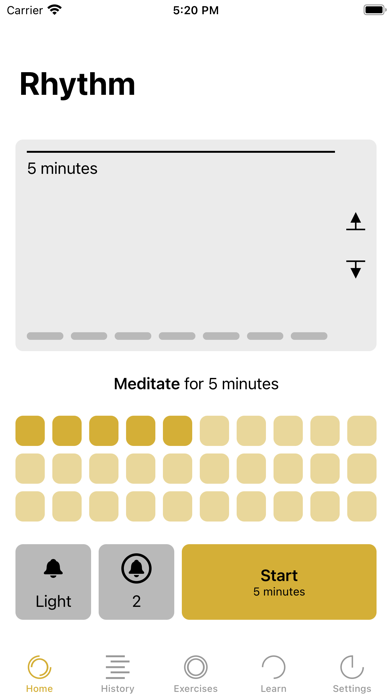 Rhythm Meditation Timer Pro Screenshot