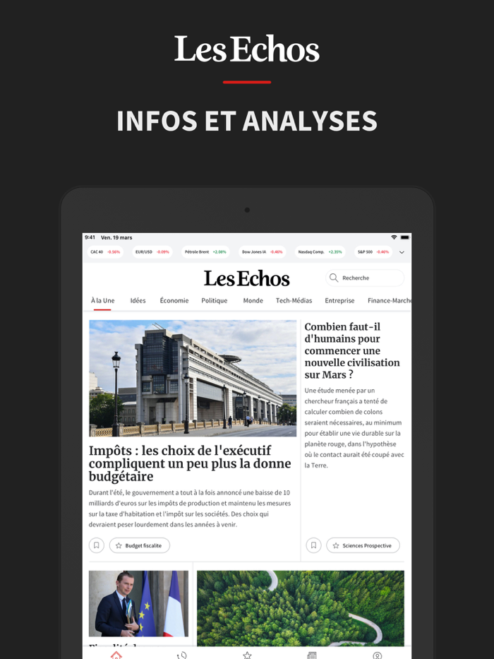 Les Echos lactualité éco