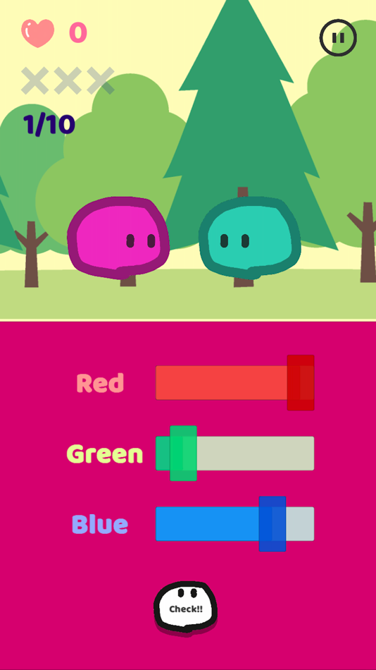 #2. RGB color matching game - COLO (iOS) Podle: akikan LLC