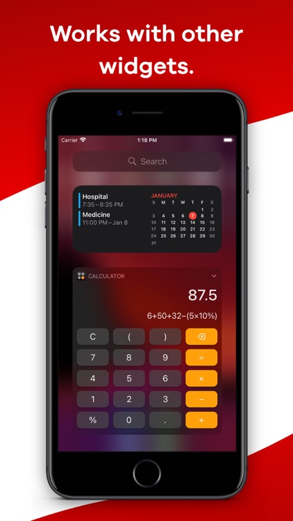 Calculator Widget - WCalc screenshot-2