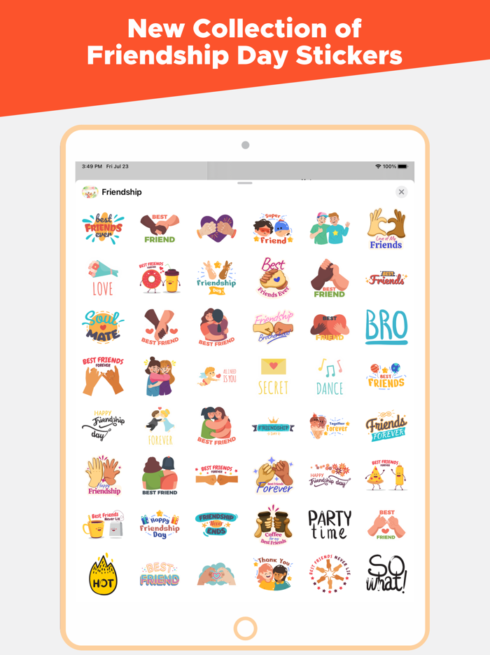 Friendship Day Stickers