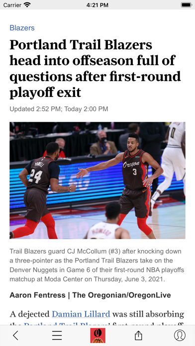 Portland Trail Blazers News Screenshot