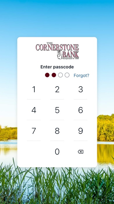 My Cornerstone Bank Screenshot