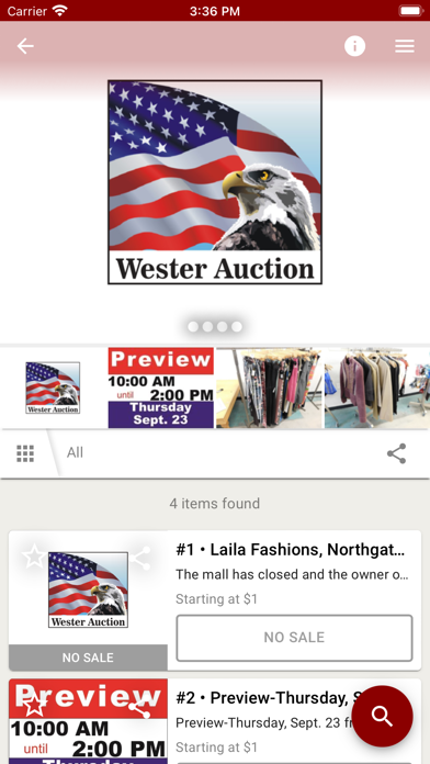 Wester Auction & Realty Screenshot