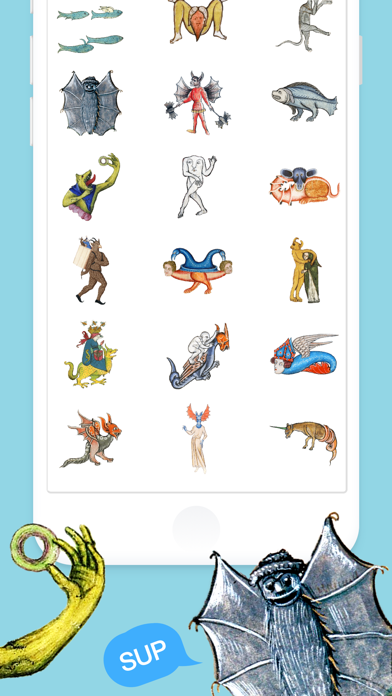 Medieval Monsters Stickers Screenshot