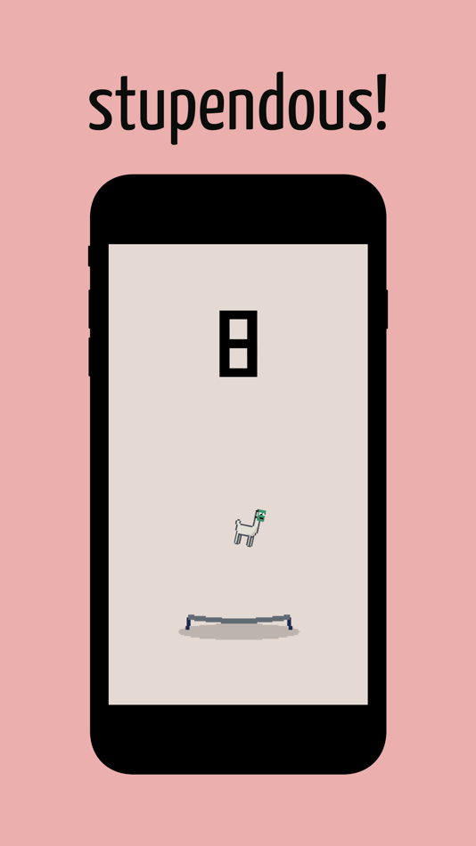 #1. Jumpy Llama (iOS) 由: Flying Luchador LLC