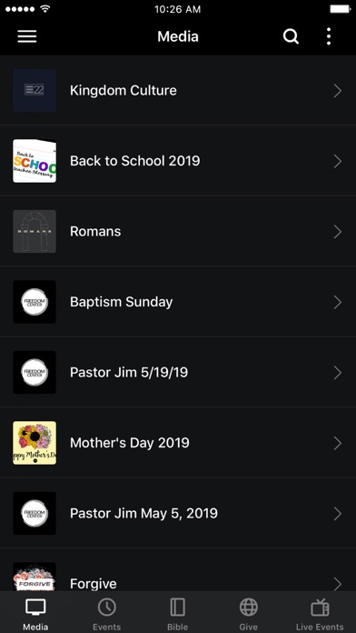 Freedom Center Church iPhone screenshot 1 - Lifestyle app