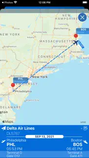 boston airport info + radar iphone screenshot 3