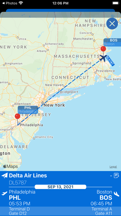 Screenshot #3 pour Boston Airport Info + Radar