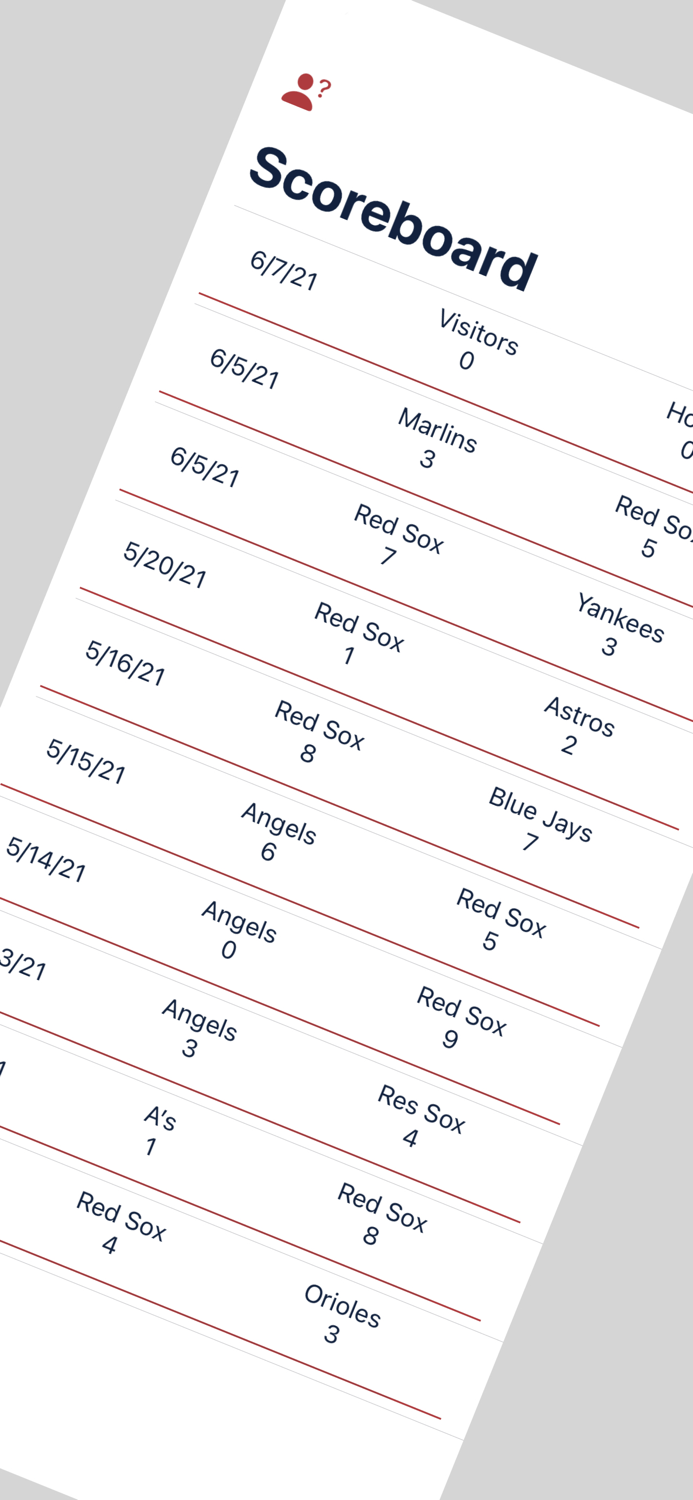 Quick Baseball Scoreboard