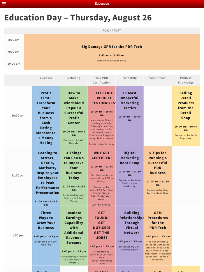 Mobile Tech Expo App