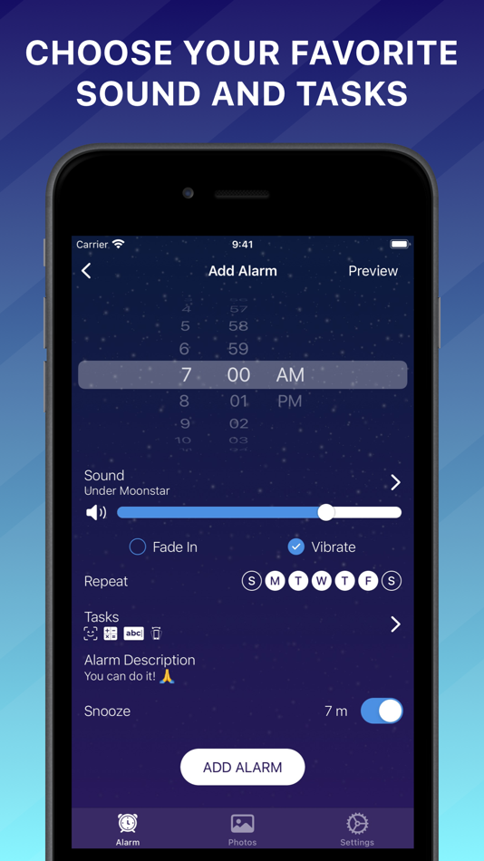 #4. Smart Alarm Clock - Alarmer (iOS) 由: Oleksandr Maltsev