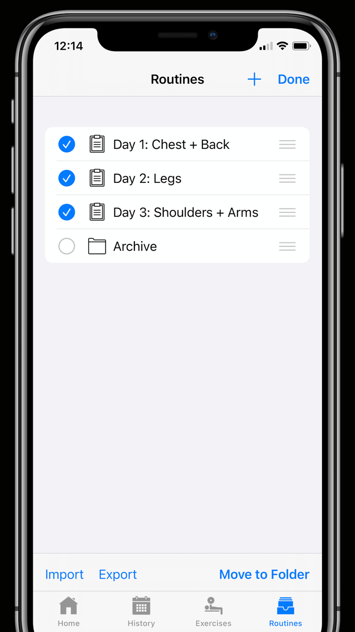 Fitness Logbook
