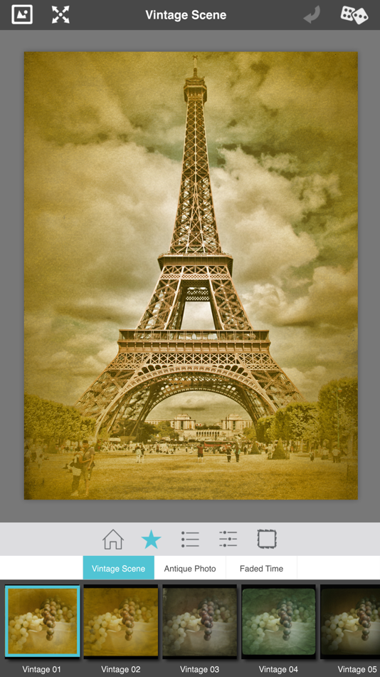 #1. Vintage Scene (iOS) 作者: JixiPix Software