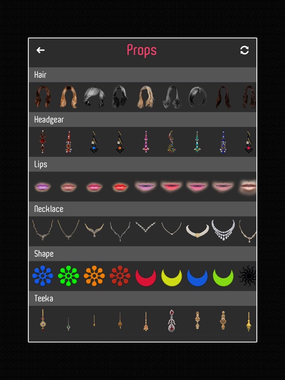 Screenshot #6 pour Face Makeup Editor -Makeup Kit