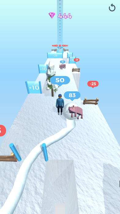 Snowball Effect 3D screenshot 2