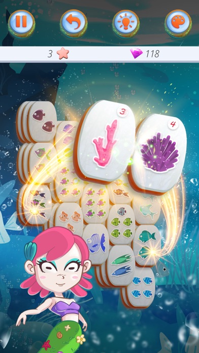 Fantasy Fish World Mahjong Screenshot