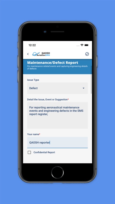 QAOSH AviationSMS Screenshot