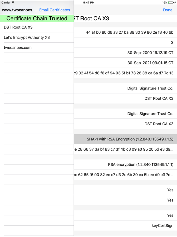 Screenshot #5 for SSL Detective Plus