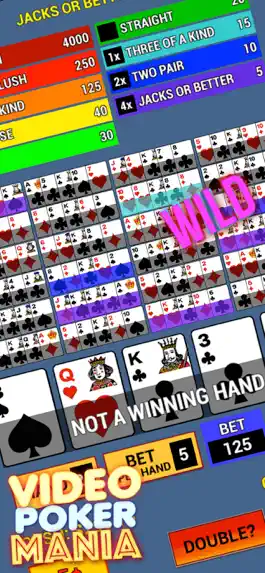 Game screenshot Video Poker Mania Classic apk