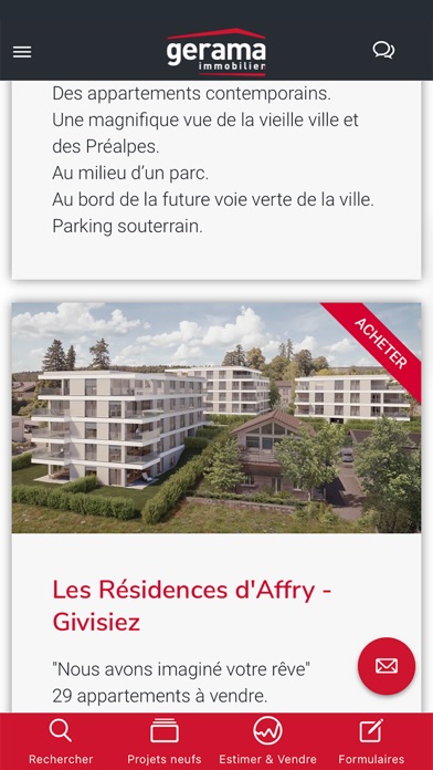 GERAMA Immobilier Screenshot