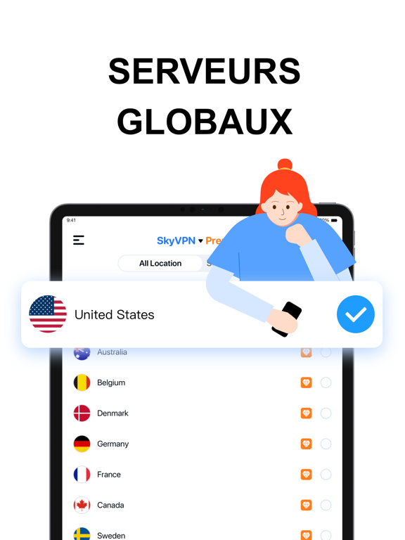 Screenshot #5 pour SkyVPN - Proxy VPN illimité