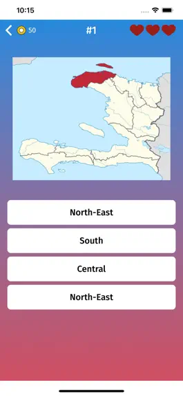 Game screenshot Haiti: Departments Map Game apk