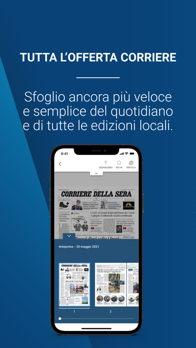 Corriere della Sera Screenshot