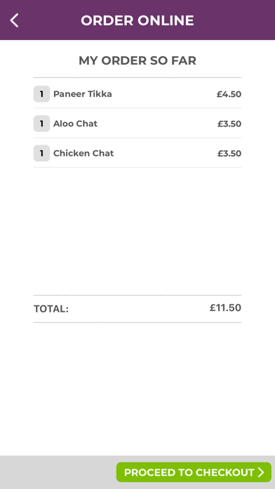 Asiana Restaurant Screenshot