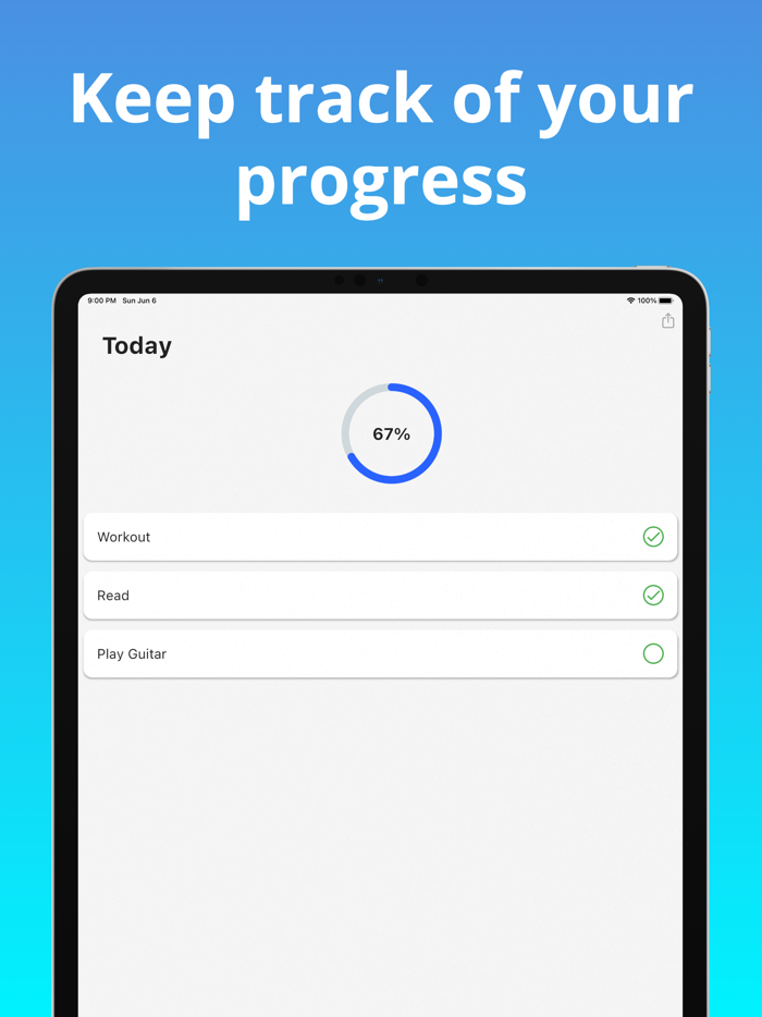 Daily Habits Tracker