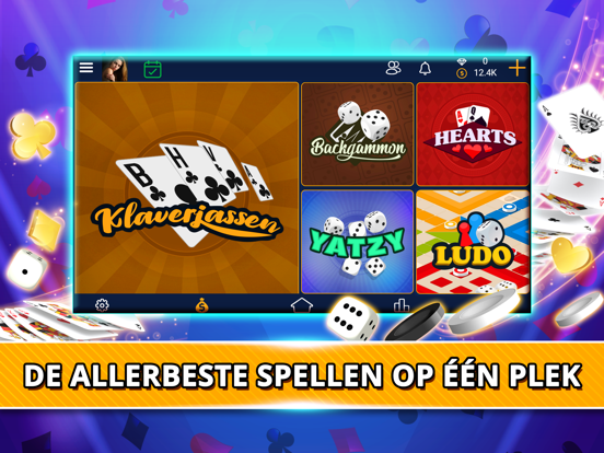 VIP Games: Klaverjassen Online iPad app afbeelding 1