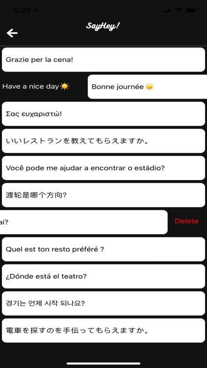 SayHey! -Translate w/ Style