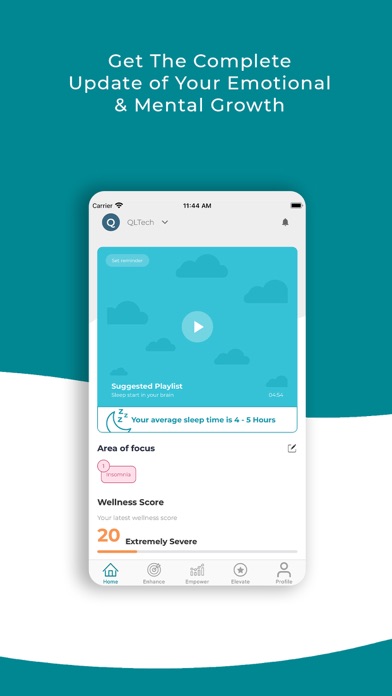 Brain Wellness Mindfulness App Screenshot