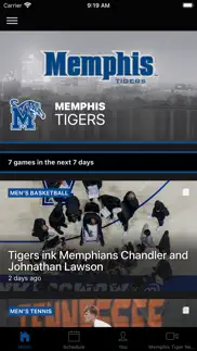 official memphis tigers iphone screenshot 1