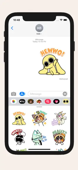 Game screenshot Chikn Nuggit Animated Stickers hack