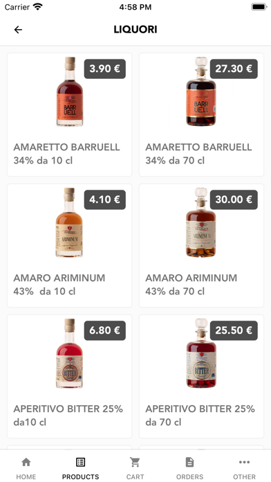 Leardini Liquori Shop Screenshot