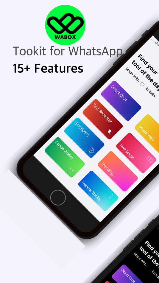 #1. Toolkit for WhatsApp - WABox (iOS) 由: Sameer Kumar