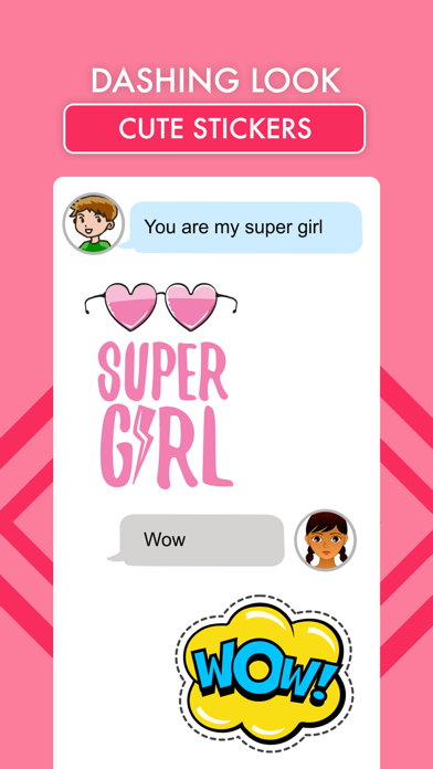 Screenshot #2 pour Real Girl Pals Stickers