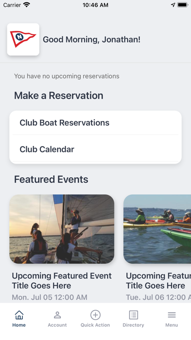 Norwalk Yacht Club Screenshot