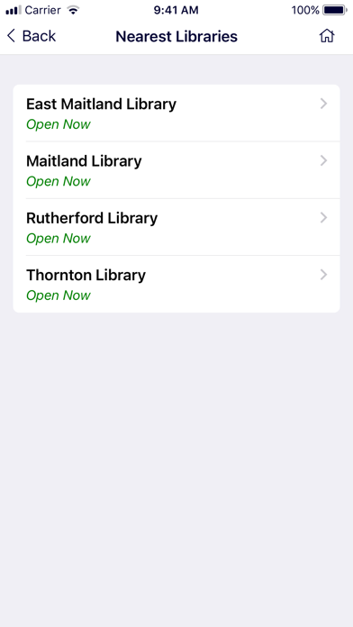 Maitland Libraries Screenshot