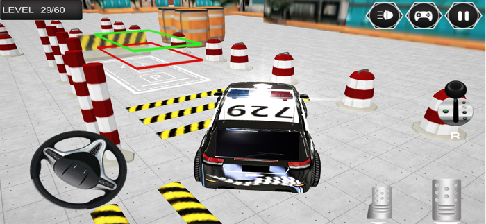 Modern Police Car Parking Game
