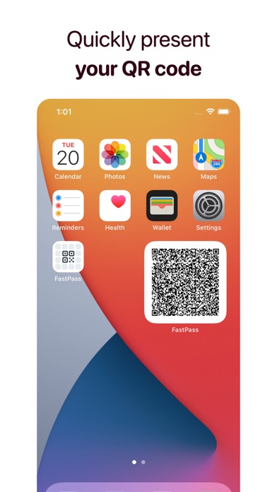 FastPass - QR Code Widget screenshot 2