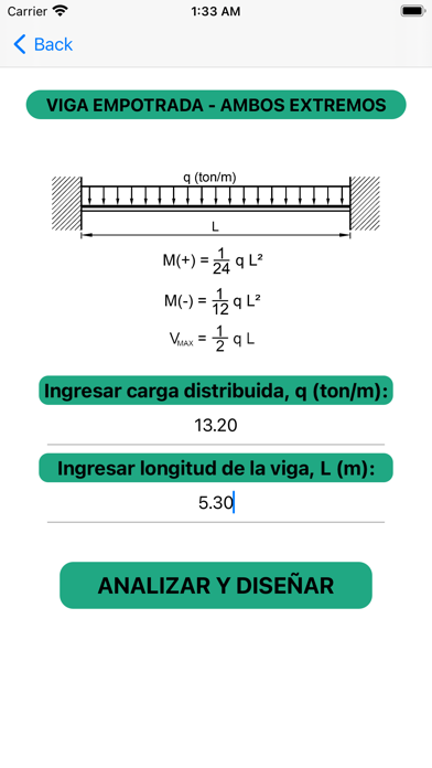 Screenshot #3 pour Diseño de vigas ACI 318 - 19