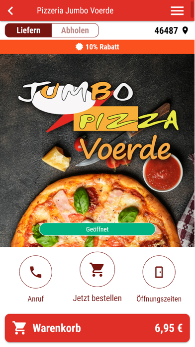 Pizzeria Jumbo Voerde Screenshot