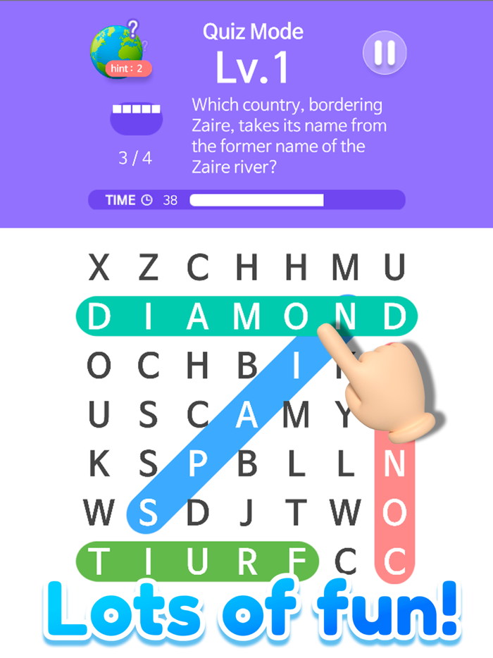 Word Search Multi Games Quiz