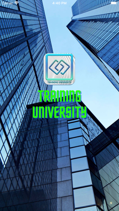 TRAINING UNIVERSITY Screenshot
